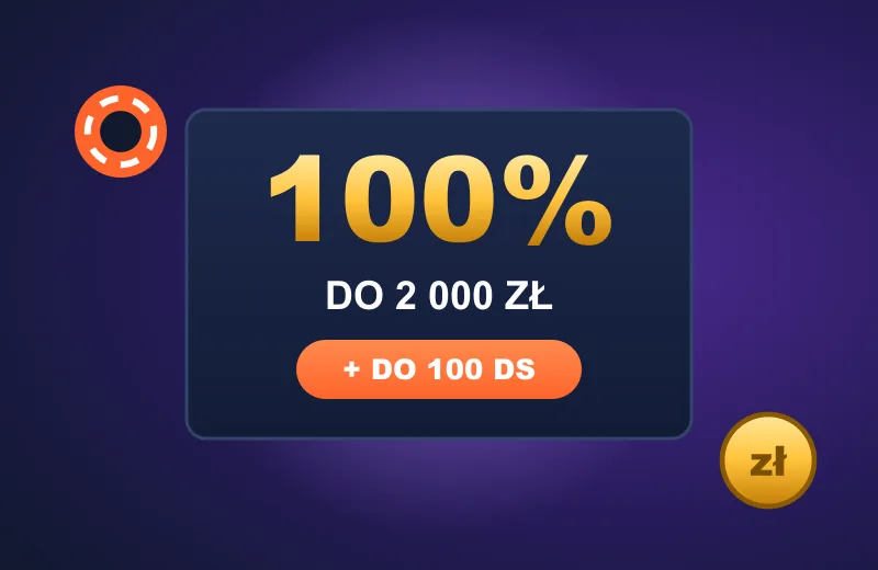 Bonus powitalny PlayBison Casino Karta bonusu PlayBison Casino: 100% do 2 000 zł i do 100 darmowych spinów